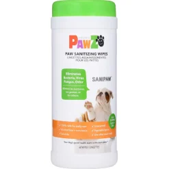 Pawz Sanipaw Wipes - Hondenschoen - 60 stuks