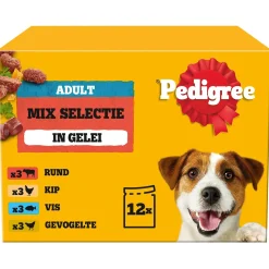 Pedigree Adult Favourites Selectie In Gelei Maaltijdzakjes - Hondenvoer - 12x100 g