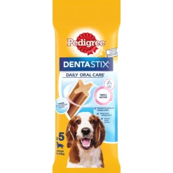 Pedigree Dentastix Medium Single 5-Pack - Hondensnacks - 128 g 5 stuks