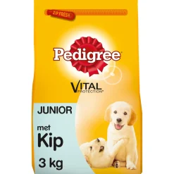 Pedigree Junior Menu - Puppy-Hondenvoer - Kip 3 kg
