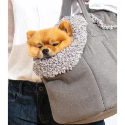 Pet & Co. Hondentas Lucky - Hondenautoaccessoire - 46x35x24 cm Grijs