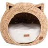 Pet & Co. Katten Cave Simba - Kattenbed - 42x40x41 cm Lichtbruin