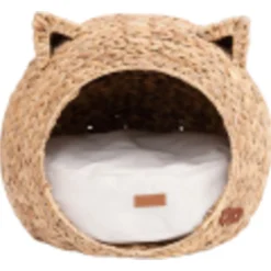 Pet & Co. Katten Cave Simba - Kattenbed - 42x40x41 cm Lichtbruin