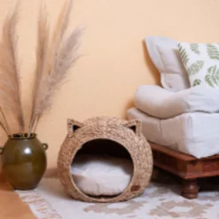 Pet & Co. Katten Cave Simba - Kattenbed - 42x40x41 cm Lichtbruin