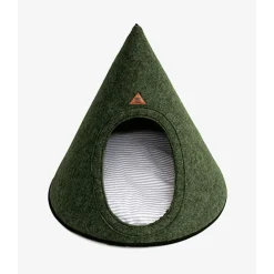 Pet & Co. Tipi Tonto Vilt - Hondenmand - Ø85 cm Olijfgroen Medium