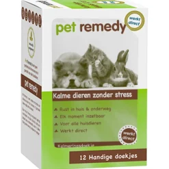 Pet Remedy Kalmerende Doekjes - Anti stressmiddel - 12 stuks