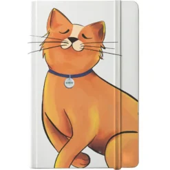 Petjoy Notitieboek - Cadeau Overig - 15x21x1.8 cm Oranje