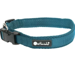 Petlando Hondenhalsband Mesh Petrol - Klikhalsband
