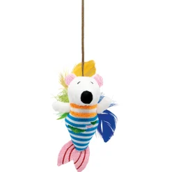 Petlando Piratten Dolly - Kattenspeelgoed - 12x4x5 cm Wit