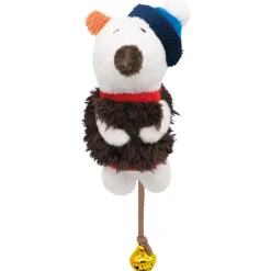 Petlando Piratten Fiete - Kattenspeelgoed - 10x4x5 cm Wit