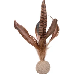 Petlando Silver Vine Shuttlecock Fazant - Kattenkruid Speelgoed - 18.3x12.1x3.5 cm