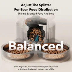 Petlibro Granary Automatische Wifi Voerbak Dubbel - Voerbak - 5 l Wit