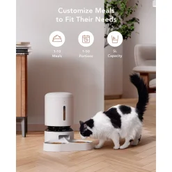 Petlibro Granary Automatische Voerbak Met Camera Dubbel - Voerbak - 5 l Wit