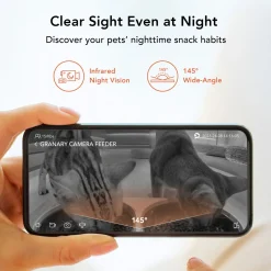 Petlibro Granary Automatische Voerbak Met Camera Dubbel - Voerbak - 5 l Wit