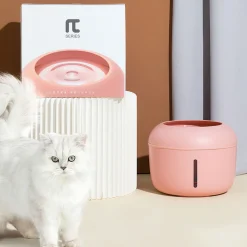 Petlux Drinkfontein Met Filter - Kattendrinkbak - Ø20x15 cm Pink M