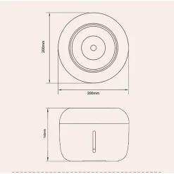 Petlux Drinkfontein Met Filter - Kattendrinkbak - Ø20x15 cm Wit M