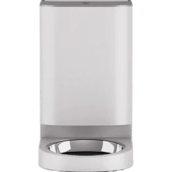 Petlux Voerautomaat Met App - Kattenvoerbak - 23x23x42 cm Wit Grijs M