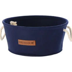 Pets Dreamteam Mand Rond Vilt - Dierenmand - Ø39x17 cm Marine