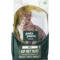 Pets Place Plus Kat Adults Kip&Rijst - Kattenvoer
