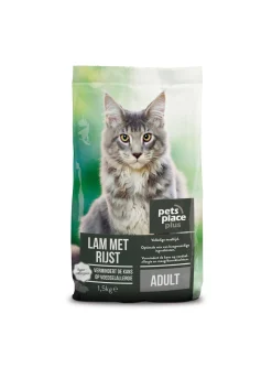 Pets Place Plus Kat Adults - Kattenvoer - Lam Rijst 1.5 kg