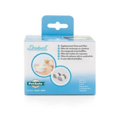 Petsafe Drinkwell Vervangende Koolfilter - Kattendrinkbak - 10x7.5x6.5 cm Grijs 4 stuks