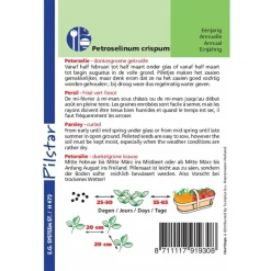 Pilstar Themaserie Peterselie Donkergroen - Kruidenzaden - - Kruidenzaden -