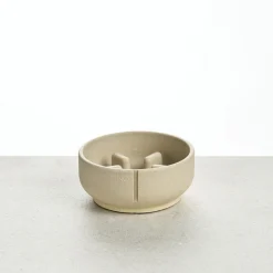 Pino Anti Schrok Bowl - Kattenvoerbak - Ø18x4 cm Grijs Geschikt Voor Katten En Kleine Honden Small