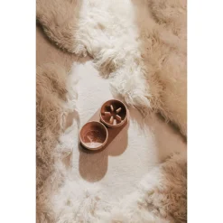 Pino Anti Schrok Bowl - Kattenvoerbak - Ø18x4 cm Terracotta Geschikt Voor Katten En Kleine Honden Small