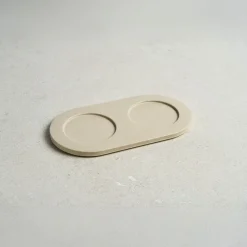 Pino Onderzetter - Hondenvoerbak - 41.5x22x2 cm Grijs Geschikt Voor Hond En Kat Small-Medium