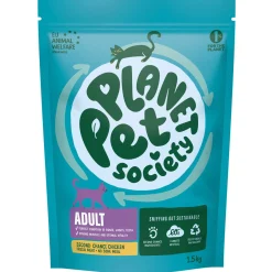Planet Pet Society Cat Dry Second Chance Adult - Kattenvoer - Kip 1.5 kg