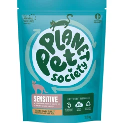 Planet Pet Society Cat Dry Thanks Given Turkey Sensitive - Kattenvoer - Kalkoen 1.5 kg