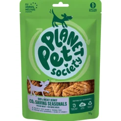 Planet Pet Society Dog Jerky Co2 Saving Seasonals - Hondensnacks - 90 g