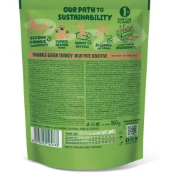 Planet Pet Society Dog Pouch Thanks Given Sensitive - Hondenvoer - Kalkoen 260 g