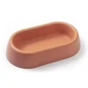 Platepet Betonnen Voerbak Konijn Ovaal - Voerbak - 21x12x5 cm 350 ml Terracotta