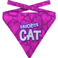 Plenty Gifts Bandana Cat Favorite Cat - Cadeau - 16x20 cm Pink Wit