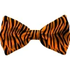 Plenty Gifts Bow Tie Dog Tiger - Cadeau - 14x6 cm Oranje Zwart