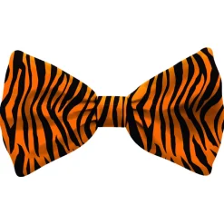 Plenty Gifts Bow Tie Dog Tiger - Cadeau - 14x6 cm Oranje Zwart