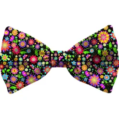 Plenty Gifts Bow Tie Dog Flower - Cadeau - 12x4 cm Paars Blauw