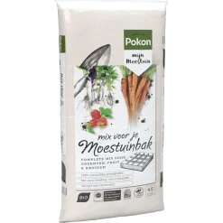 Pokon Moestuinbakkenmix - Potgrond Turf - 45 l