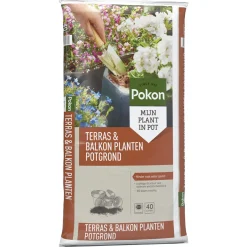 Pokon Terras- En Balkongrond - Potgrond Turf - 40 l