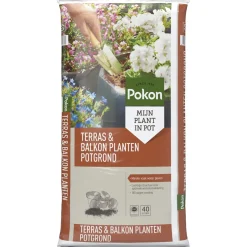 Pokon Terras- En Balkongrond - Potgrond Turf - 40 l