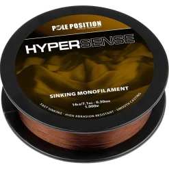 Pole Position Hydrosilk Mono 0.30mm 1000m Brown/Black - Vislijn -