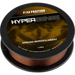 Pole Position Hydrosilk Mono 0.40mm 1000m Brown/Black - Vislijn -