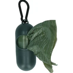 Poopygo Dispenser Incl. 15 Zakjes Lavendelgeur - Hondenpoepzakjes - 33x21 cm Groen Wit