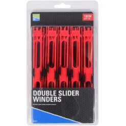 Preston Double Slider Winders 18cm Red - Dobber -