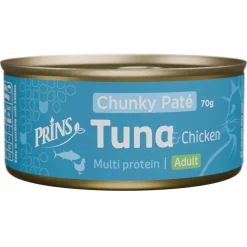 Prins Chunky Paté - Kattenvoer - Tonijn Kip 70 g