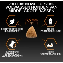 Pro Plan Dog Adult Medium Breed Kip - Hondenvoer