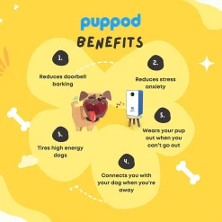 Puppod Rocker Training Snoepjes Camera Automaat - Hondenopvoeding - Wit Grijs