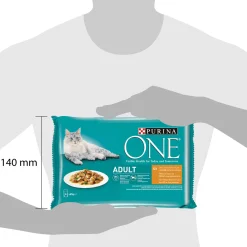 Purina One Adult Kat - Kattenvoer - Kip Sperziebonen 4x85 g