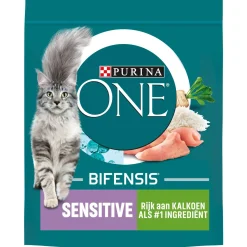 Purina One Sensitive Kalkoen&Rijst - Kattenvoer